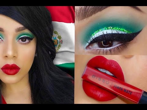 jeamileth doll edad MAQUILLAJE INSPIRADO A LA BANDERA MEXICANA!