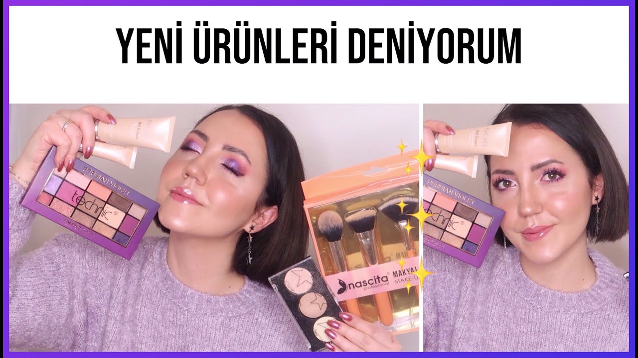 YENİ ÜRÜNLERİ DENİYORUM | Technic Persian Violet Paleti