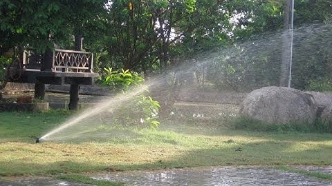 Thi Công Hệ Thống Tưới Cỏ Tự Động Cho Sân Vườn