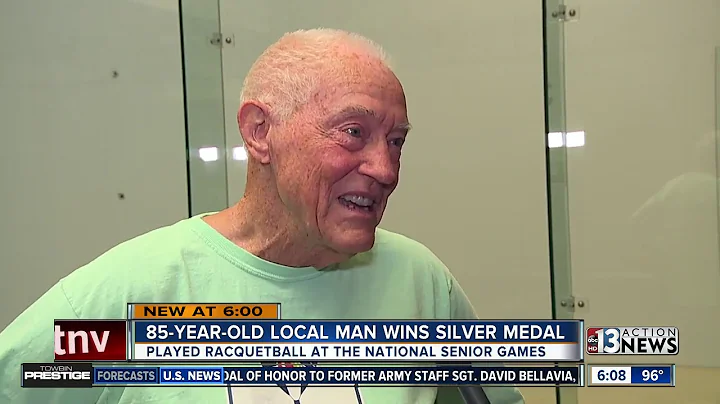 85-year-old wins silver medal at National Senior G...