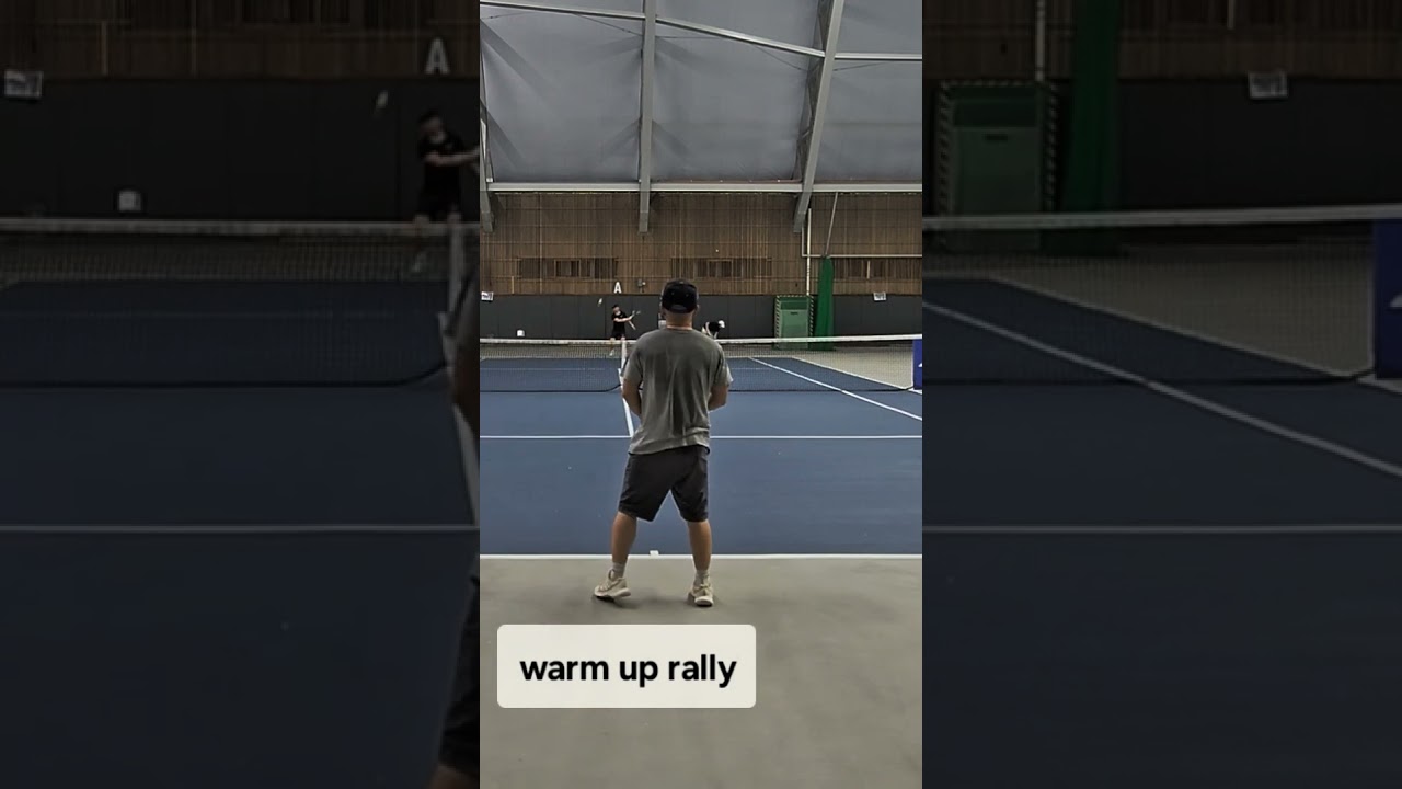 warm up fh rally. keep it smooth