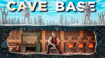 We Built a SECRET Underground base in Vanilla Rust...