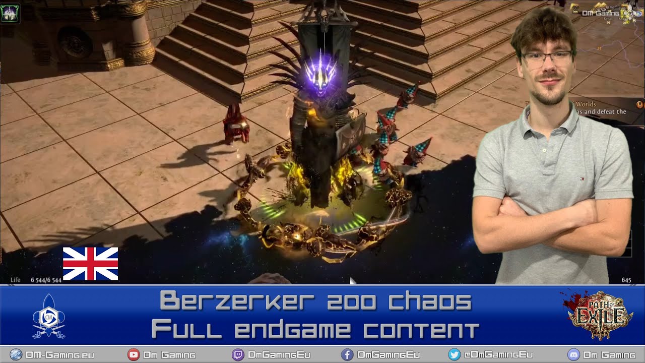 Budget Build 3.14 : 200 chaos full content Path of Exile berzerker !