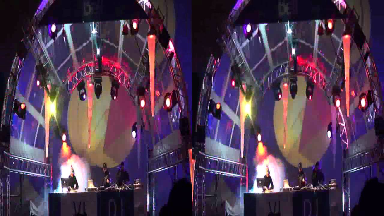 Payz play Supa Deejays with VJ MA : Montreal en Lumière 2012 : 3D HD