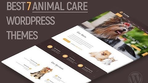 Top 7 Best Veterinary & Animal Care Wordpress Themes 2019
