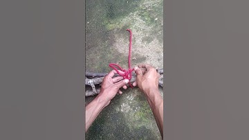 Practical knots for bundling firewood #knot #short