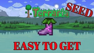 Terraria 1.4 mobile seed | Flower boots