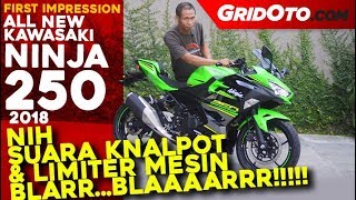 Nih Suara Knalpot dan Limiter Mesin New Kawasaki Ninja 250 2018 l GridOto