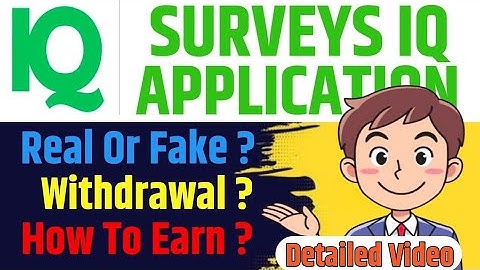 Survey Iq App Real Or Fake|Survey Iq App Review| Survey Iq App Withdrawal Proof| Survey Iq