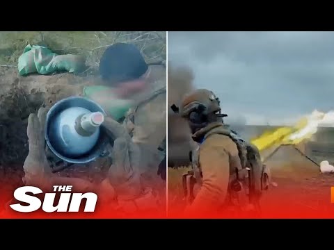 Ukrainian Special Forces Of The Sbu Cover Fire On The Russian Occupiers Near Kherson