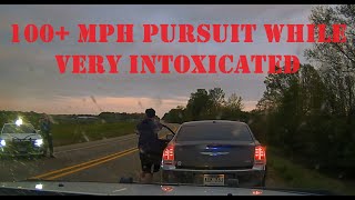 DWI / Drunk Driver takes Arkansas State Police on 100+ MPH pursuit until stopping (Chrysler 300)