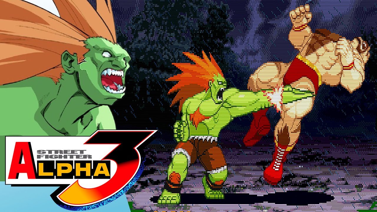 Street Fighter Alpha 3 • Blanka ( Arcade / 1998 )  4K 60FPS