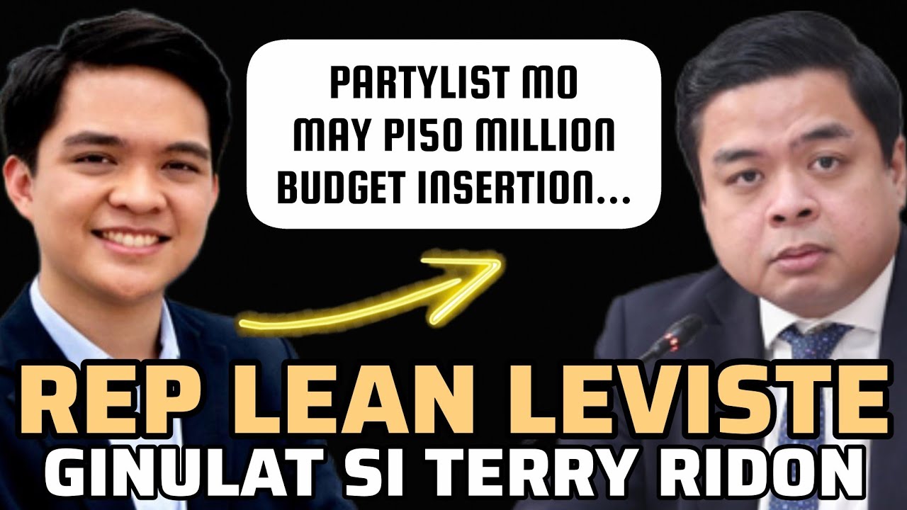 CONG. TERRY RIDON LAKING GULAT NG IBUKING NI CONG. LEVISTE - YouTube