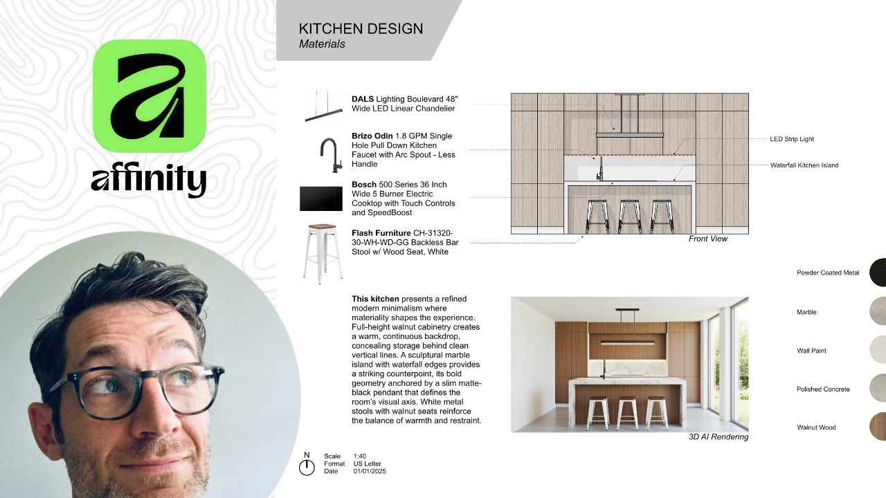 OLD Version :: Affinity Studio - Kitchen Design Layouting Workflow ...