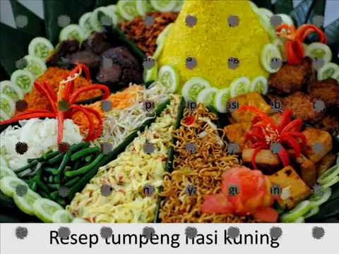 Dapurshadiqa com Resep tumpeng nasi kuning lengkap  YouTube