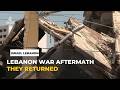 Lebanon War Aftermath: Thousands Return to Destroyed Homes in Beirut After Israeli Airstrikes