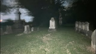 Nighttime Cemetery Exploring live!