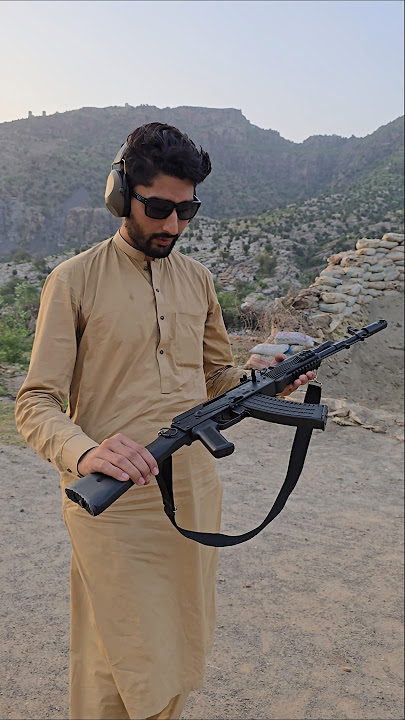 Saiga 223 Bore Testing In Shooting Range