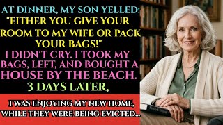 At Dinner, My Son Shouted: Either You Give My Wife Your Room Or Start Packing!