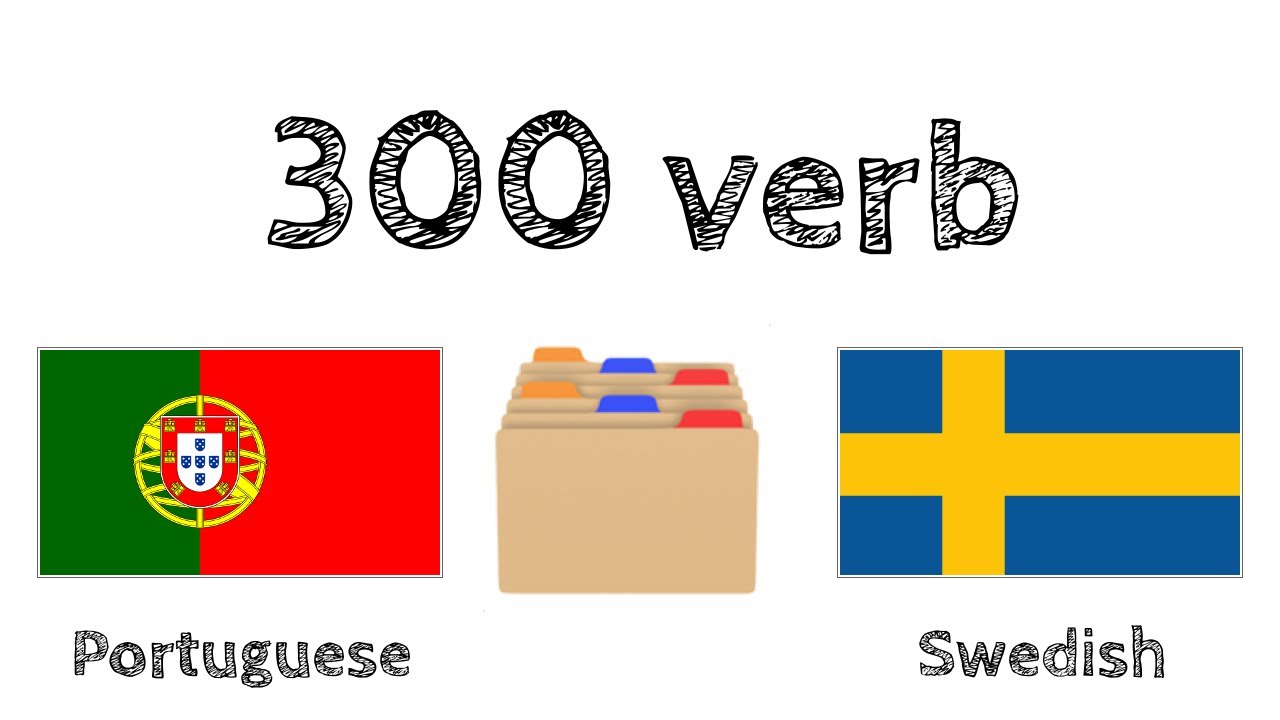 300 verb + Läsa och lyssna: - Portugisiska + Svenska - (modersmålstalare)