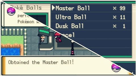 How to get unlimited Master Ball [no cheat] in Pokemon unbound v2.0.2 GBA