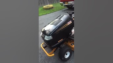The craftsman lawn tractor that backfires every time it starts