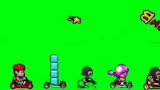 Mario Kart Game Stampede Green Screen