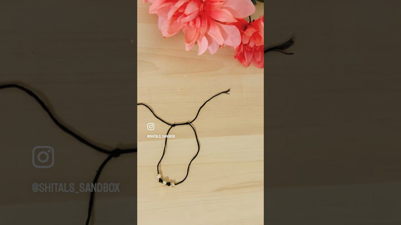 DIY Adjustable Anklet 