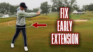 3 drills to fix early extension in the golf swing