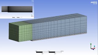 ✅💯✅ Hexa Structured Mesh Project # 6 : 3D Backwards Facing Step | Ansys Fluent