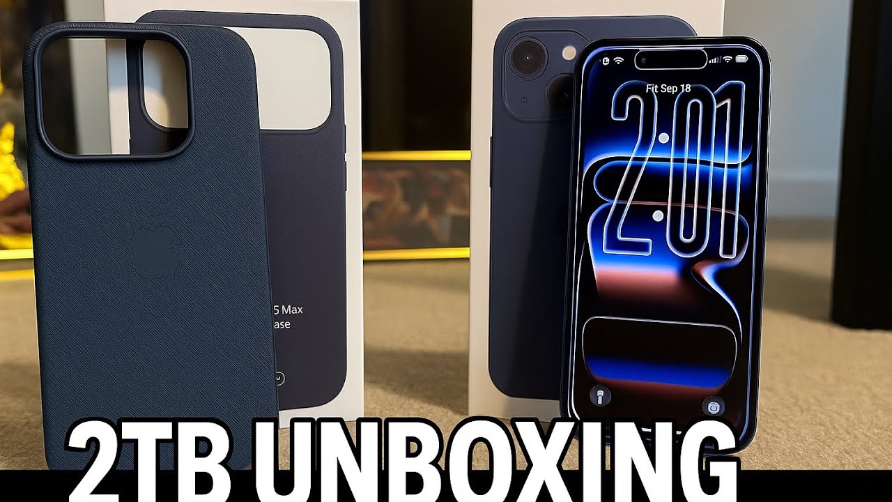 iPhone 17 Pro Max Deep Blue 2TB Unboxing 📲 - YouTube