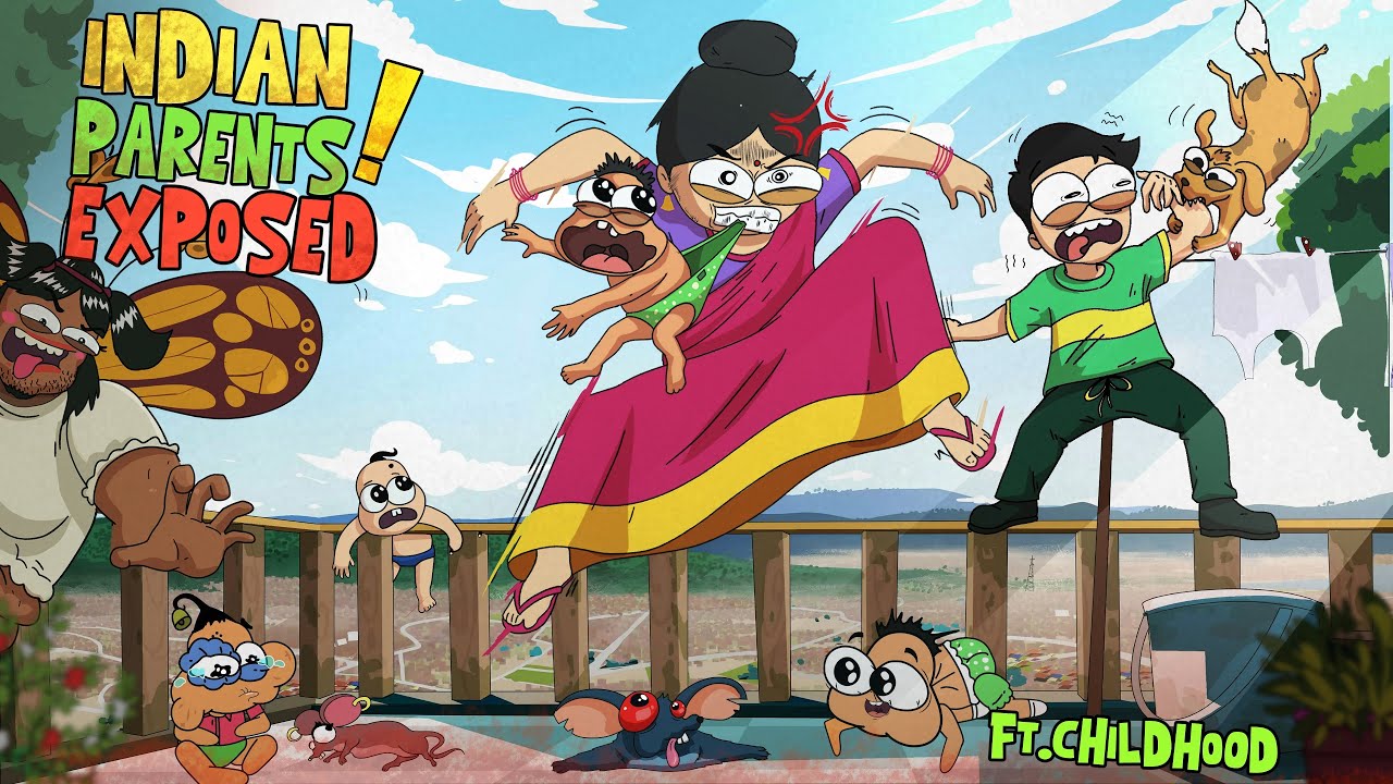 EXPOSED Indian Parents |  Pets  & Babies |  Ft.Childhood | HardToonz