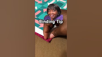 Quilt Binding Tip #livingwaterquilter #quilting