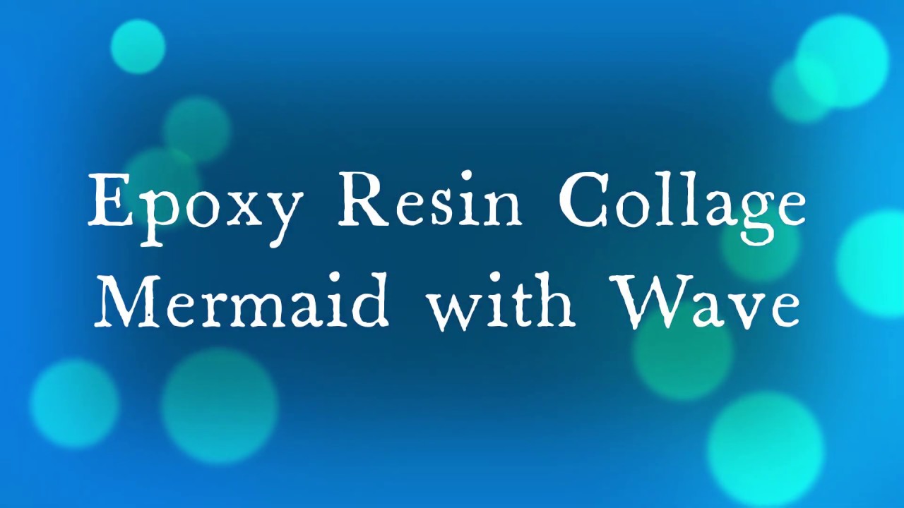Epoxy Resin Mermaid with Wave