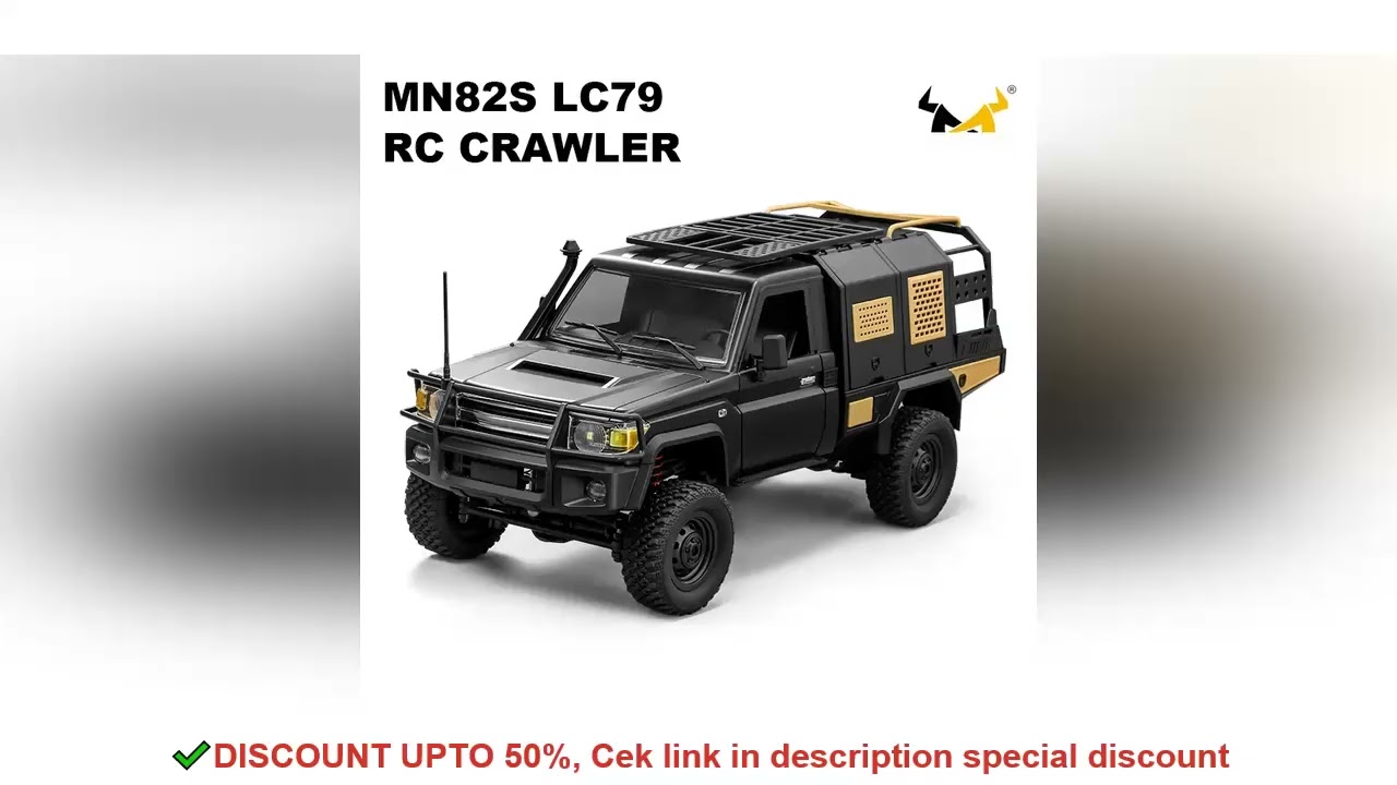 MN82S RC Crawler 1/12 Full Scale LC79 RC Pickup Short Truck 4WD Remote Control Climbing Off-road