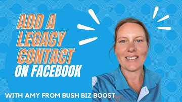Setting up your Facebook legacy contact