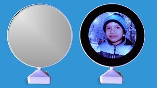 How to Fix your Photo  in  Magic Mirror at home | 2 in 1 Mirror Photo Frame With LED Light screenshot 3