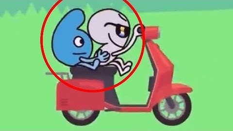 Six and Nine Travels the BFDI World on a Motorbike (Original Video By Jacknjellify)