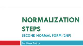 5. Power BI Desktop - Second Normal Form