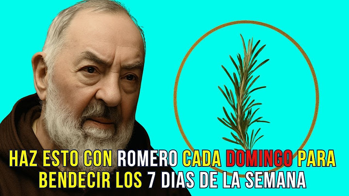 PADRE PIO Advirtió: Haz Esto con Romero Cada DOMINGO para Bendecir los 7 Días de la Semana