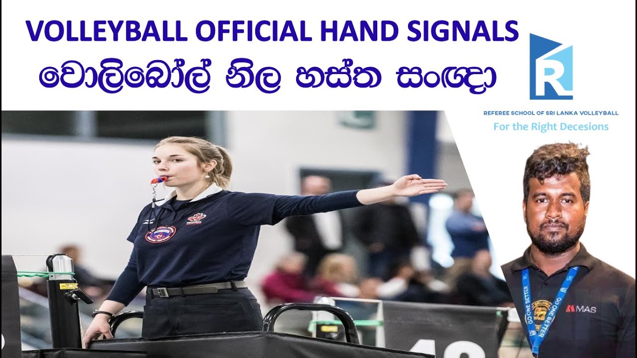 VOLLEYBALL OFFICIAL HAND SIGNALS