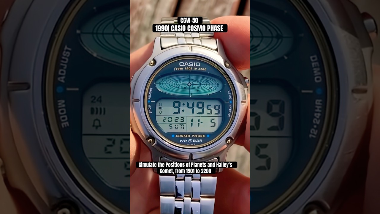1990| CASIO COSMO PHASE !! #solarsystem #watch #watches #casio