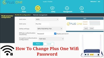 How To Change Plus One Wifi Password | Plus One Wifi | Change Wifi Password