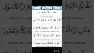 surah at takathur #shorts #surah takathur