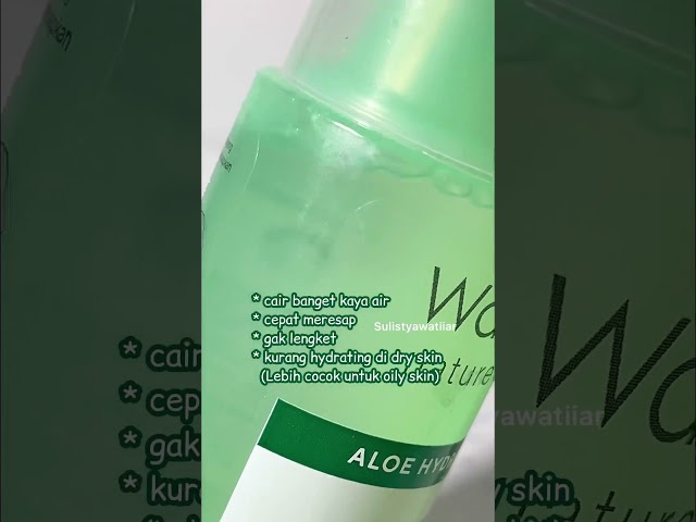 Basic toner Wardah Aloe Hydramild Essence Toner #skincare #feedshorts #wardahbeauty #toner #essence class=