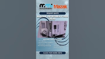 Mazak Integrex I-200 (2020) #MMI #Mazak #usedmachinerydealer
