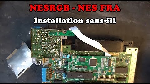 NESRGB - Installation sans-fil sur une NES FRA