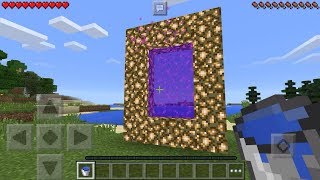 How To Make an Aether Portal in Minecraft Pocket Edition (New Portal Addon) screenshot 5