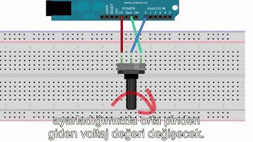 Arduino Dersleri - Ders - 9 - AnalogRead ve Yeni başlayanlar için Seri Port Arduino Kursu