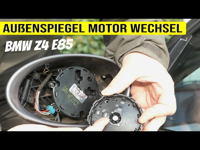 PKW Außenspiegel wechseln // Spiegelglas neu kleben // BMW Z4